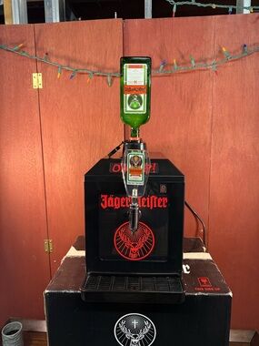 Jagermeister Tap Machine 3 JEMUS Bottle Shot Dispenser Cooler Tested,Working